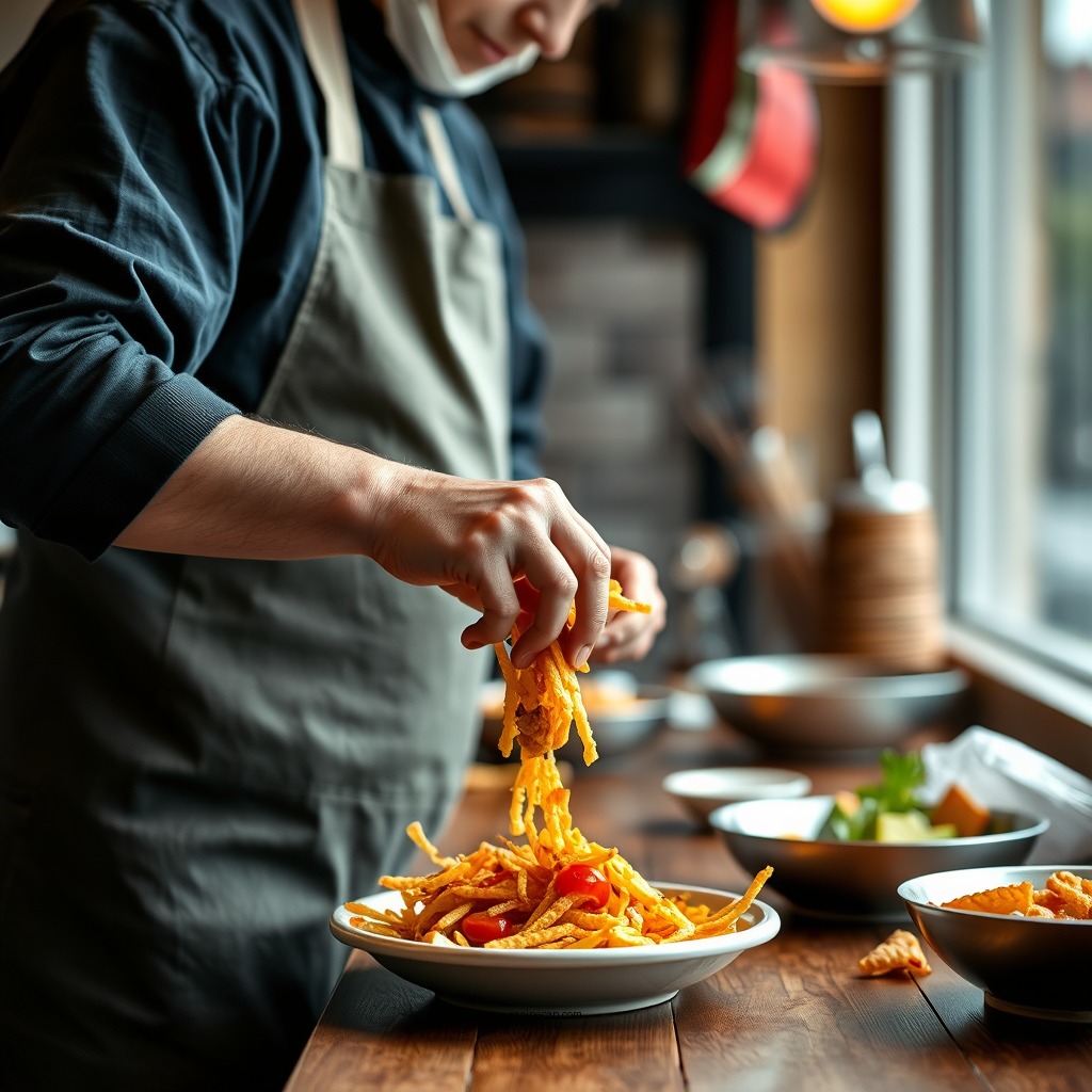Step-by-Step Preparation - taco salad recipe with fritos