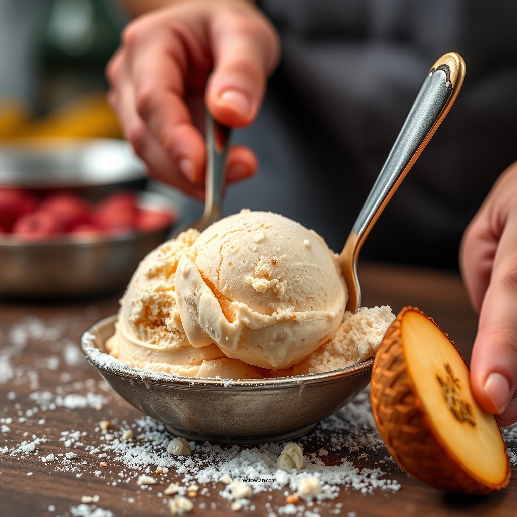 Making the Ice Cream Base - taro ice cream recipe