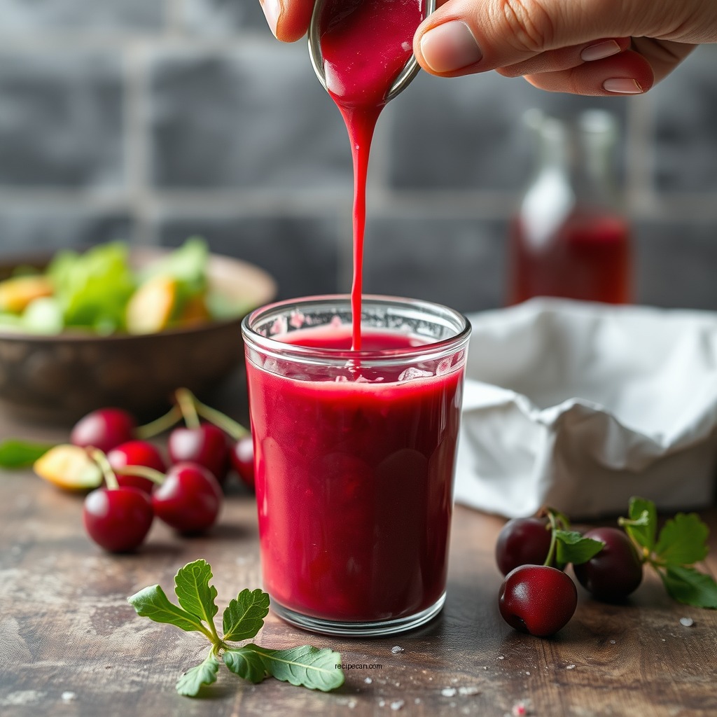 Tart Cherry Juice Salad Dressing - tart cherry juice recipes