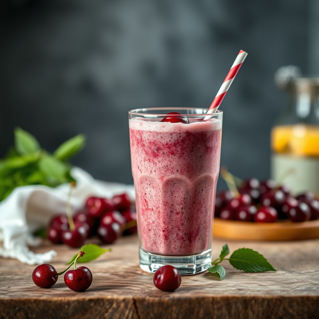 Tart Cherry Smoothies and Drinks - tart cherry recipes