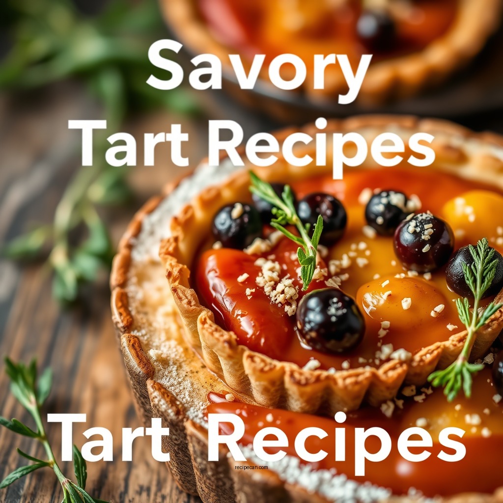Savory Tart Recipes - tart dish recipes