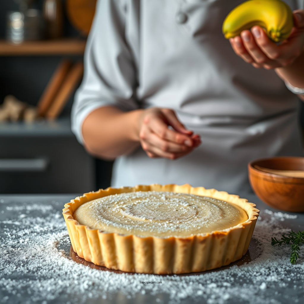 Preparing the Tart Crust - tart recipe