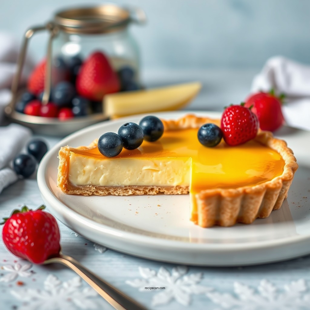 Classic Custard Tart - tart recipes custard