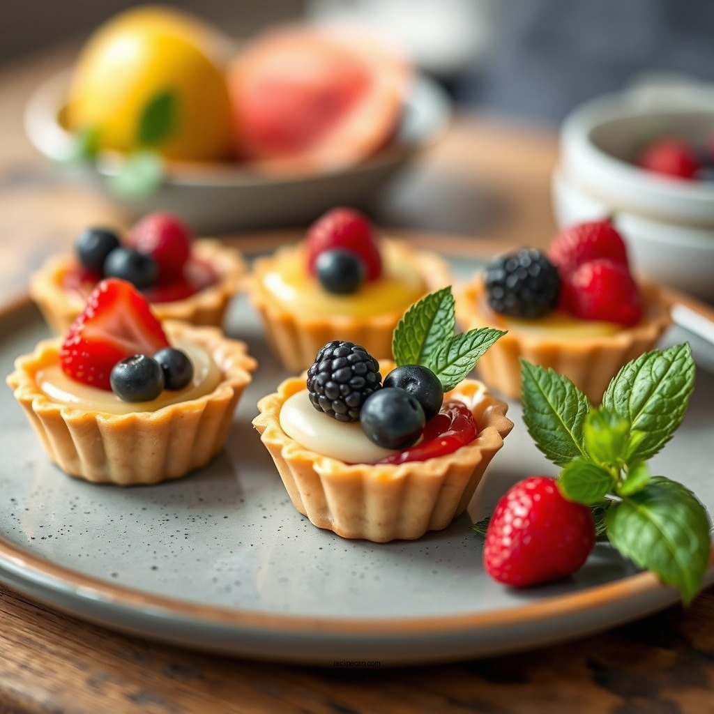 Classic Mini Fruit Tarts - tart recipes mini