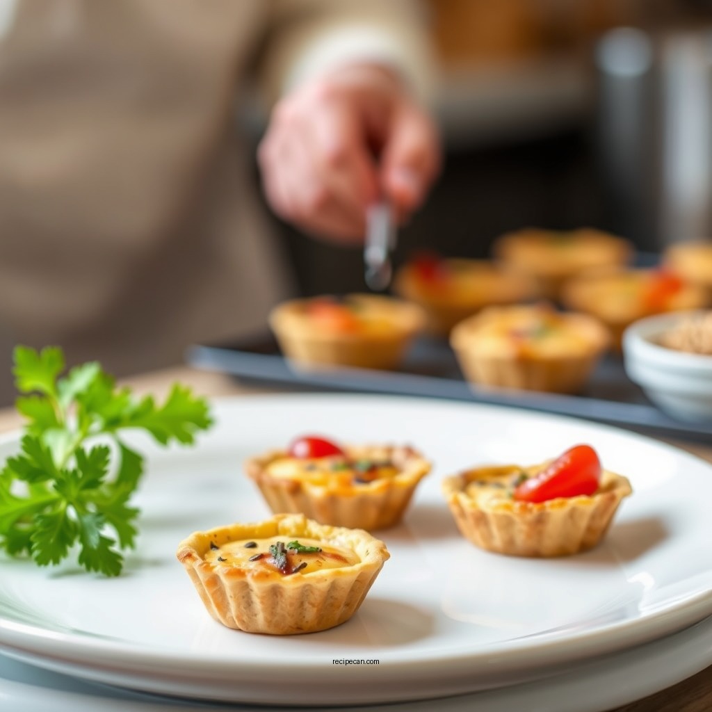 Savory Mini Quiches - tart recipes mini