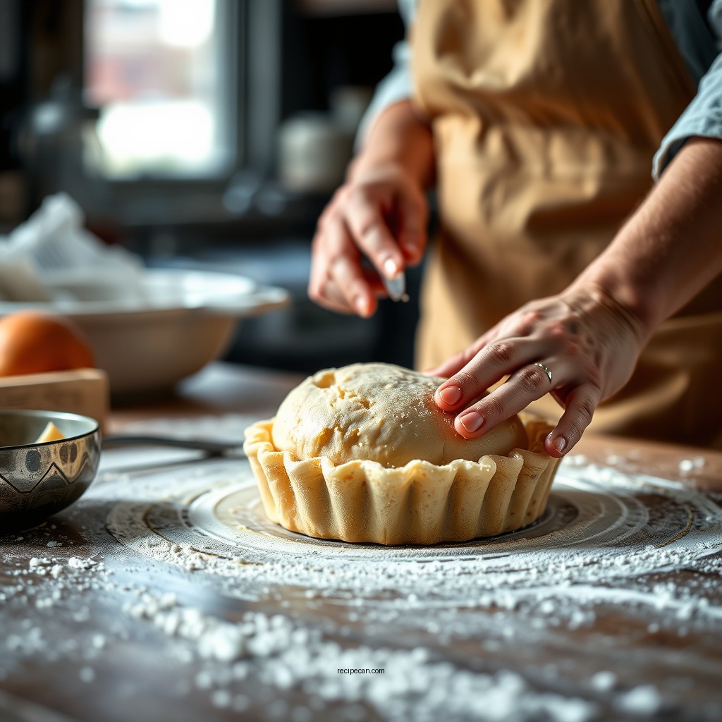 Preparing the Dough - tart shell recipe