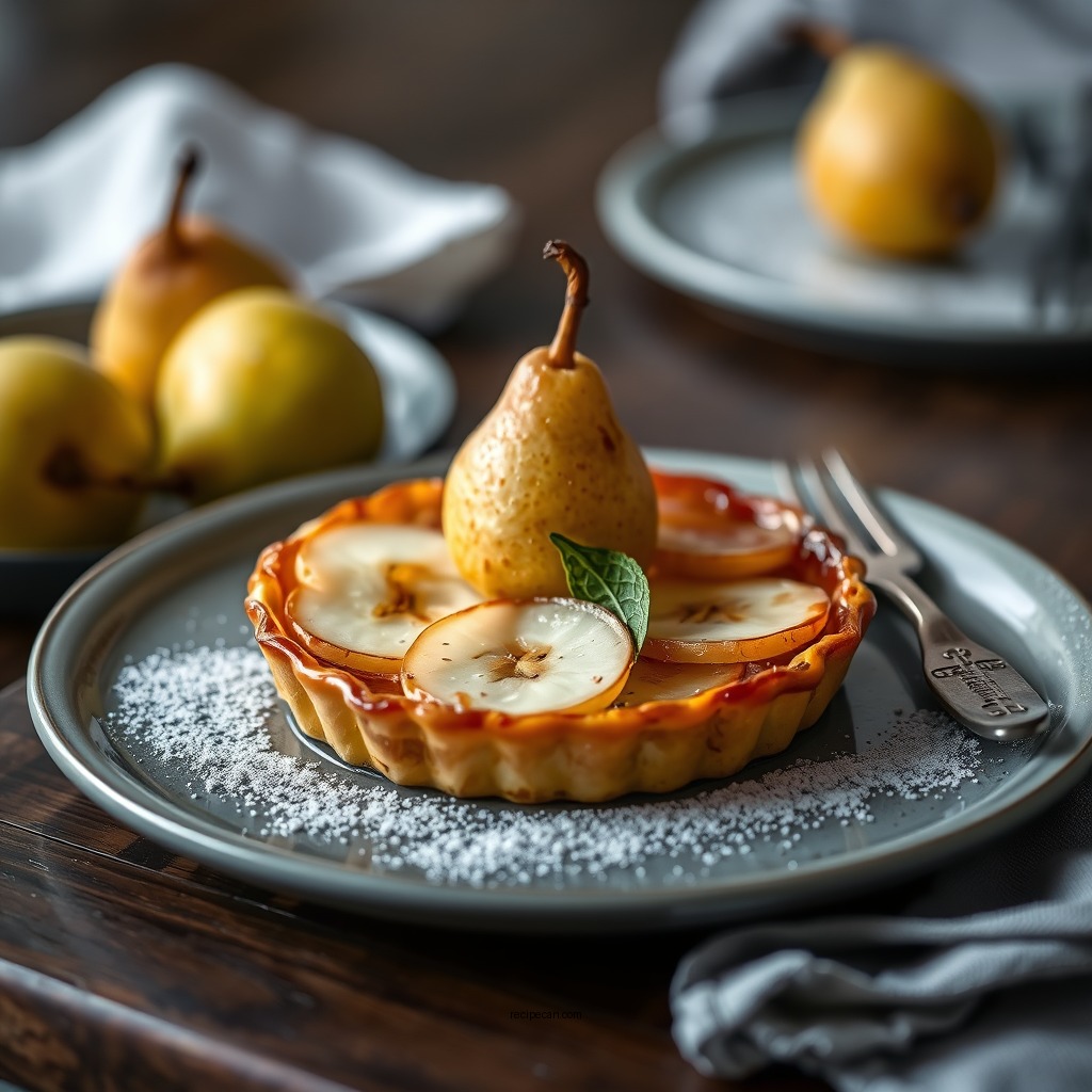 Pear and Ginger Tart Tatin - tart tatin recipes