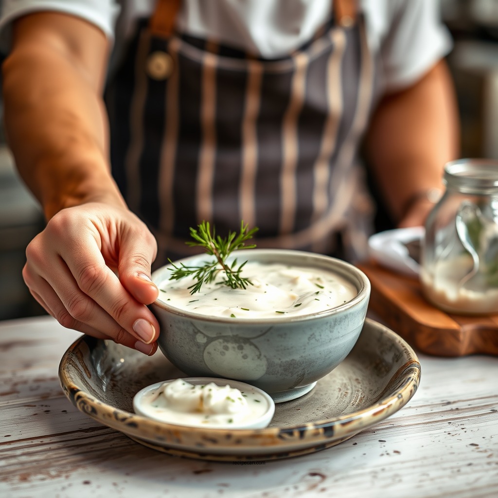 Step-by-Step Preparation - tartar sauce recipe dill