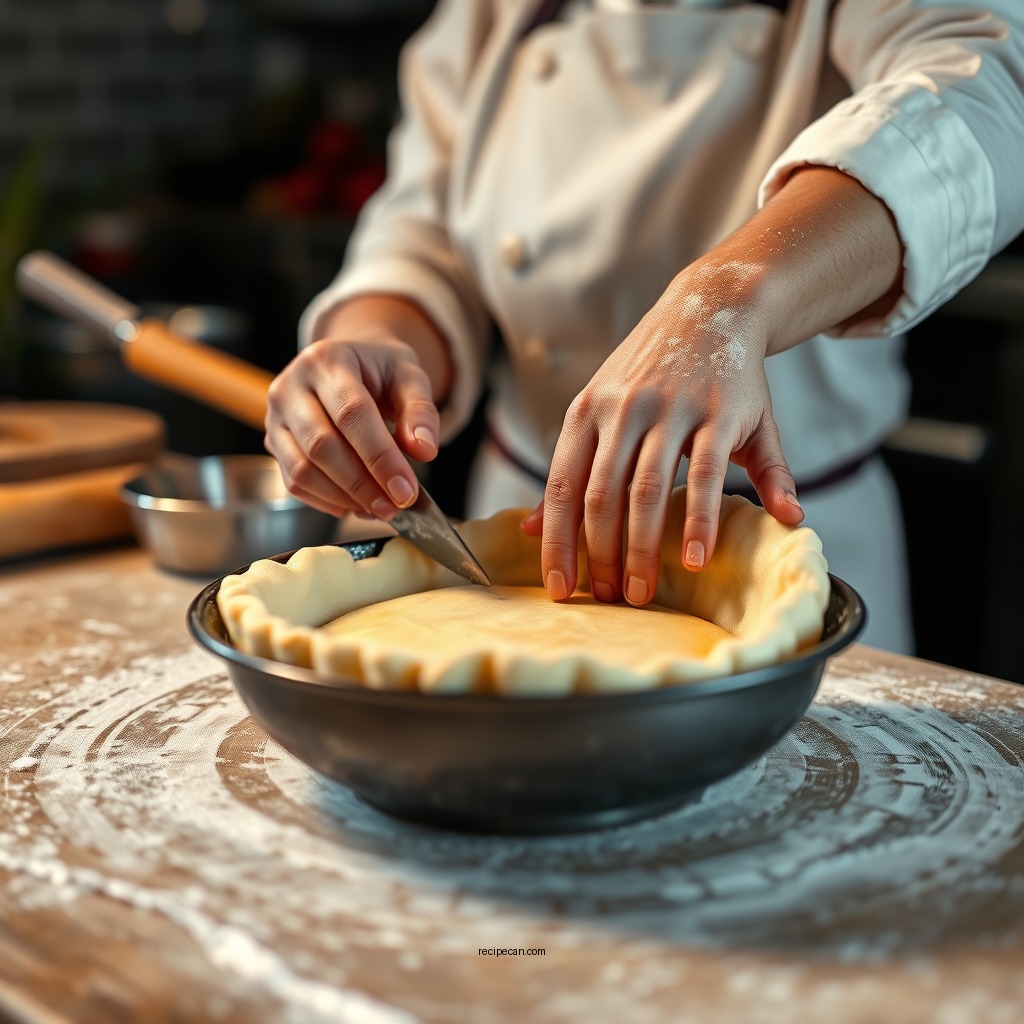 Step-by-Step Dough Preparation - tarte flambee recipe