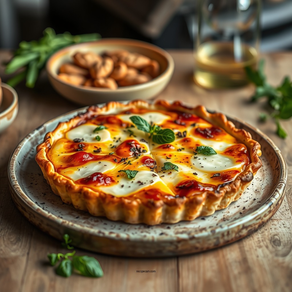 Vegetarian Tarte Flambée - tarte flambee recipes