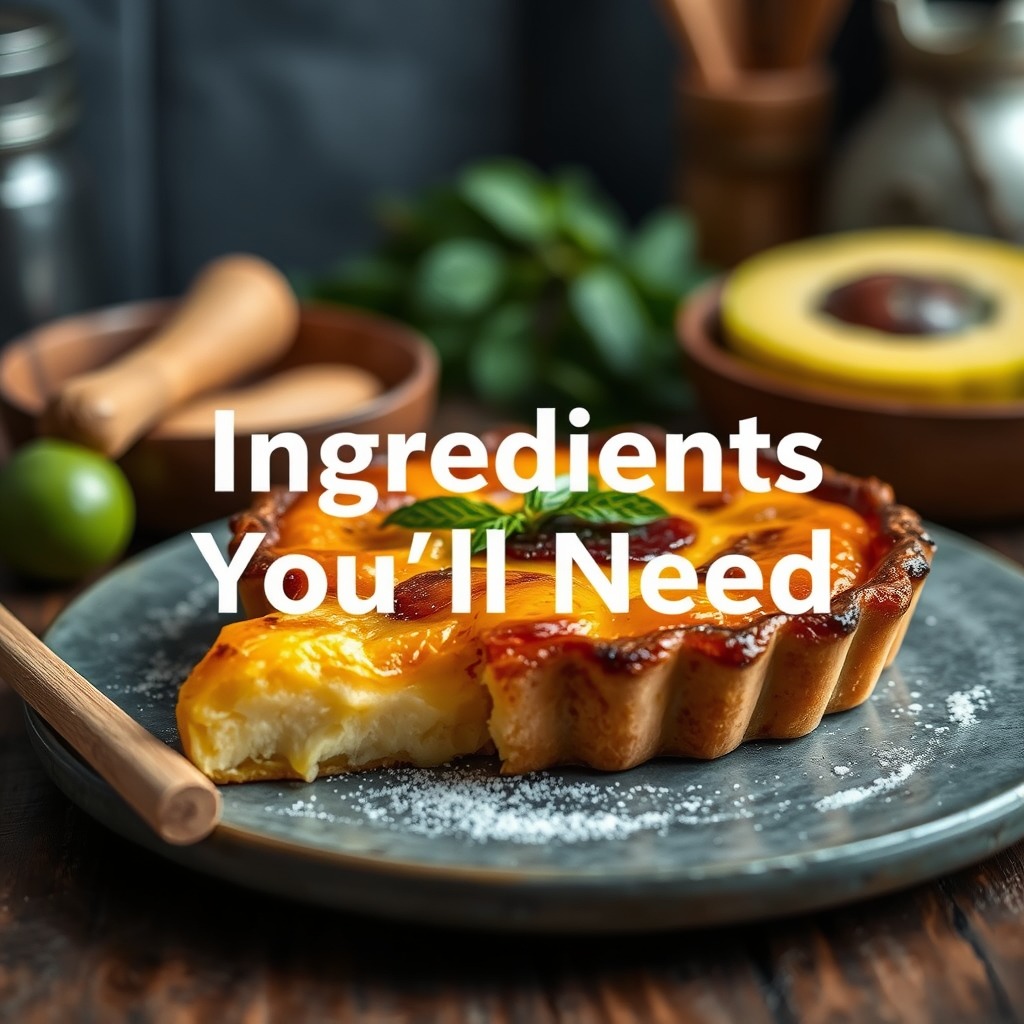 Ingredients You'll Need - tarte tatin recipe