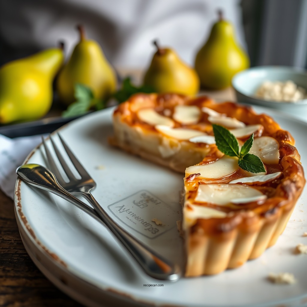 Pear and Almond Tarte Tatin - tarte tatin recipes
