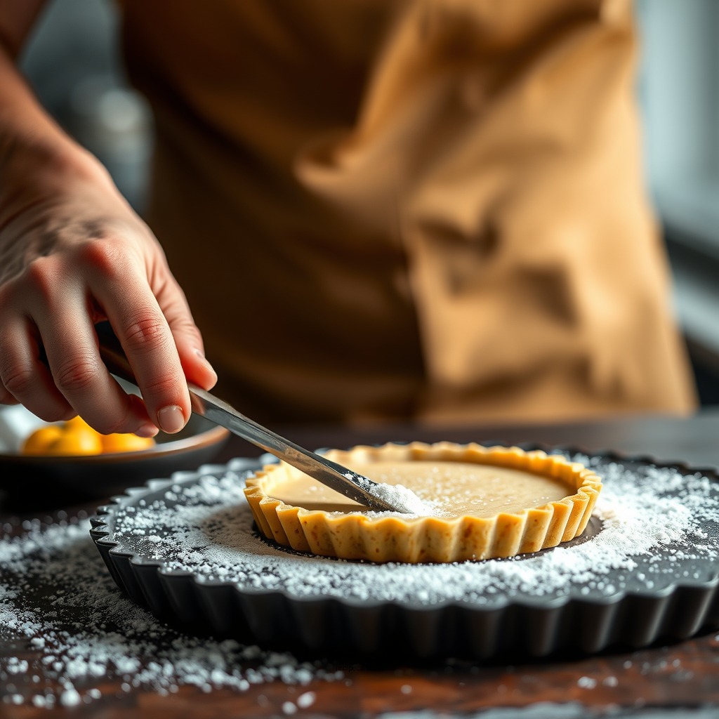 Preparing the Tart Crust - tarts recipe