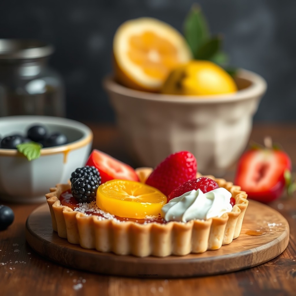 Classic Fruit Tart - tarts recipes