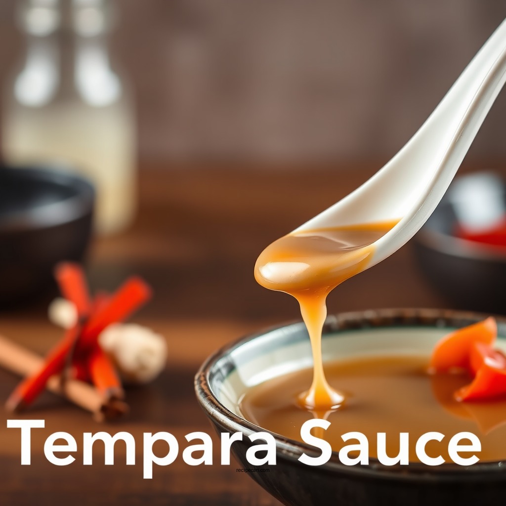 Ingredients for Tempura Sauce - tempura sauce recipe