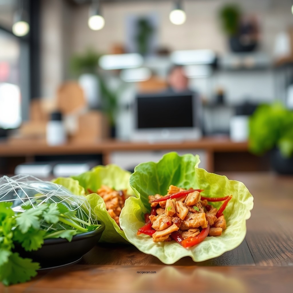 Ingredients You'll Need - thai chicken lettuce wraps recipe