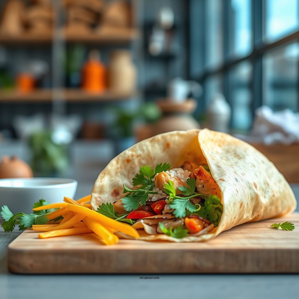 Ingredients You'll Need - thai chicken wrap recipe