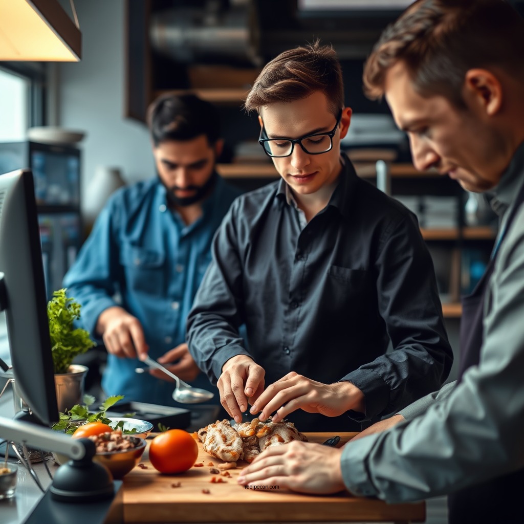 Preparing the Chicken - thai chicken wrap recipe