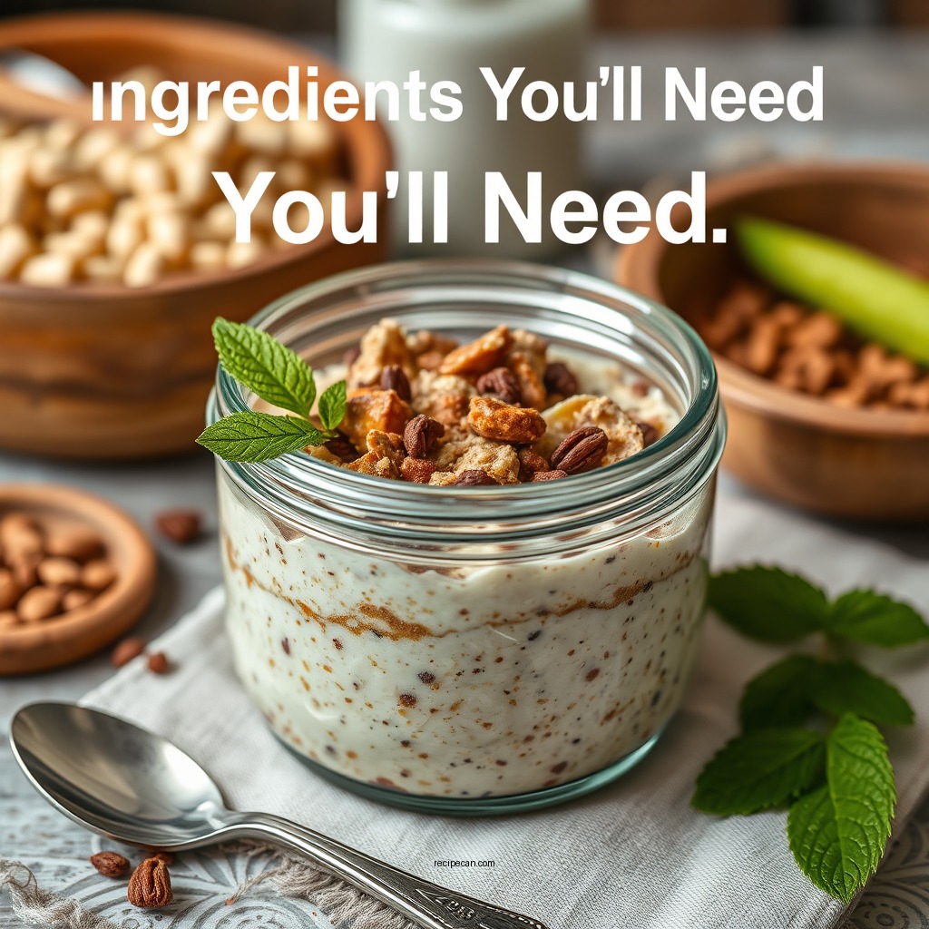 Ingredients You'll Need - tiramisu overnight oats recipe
