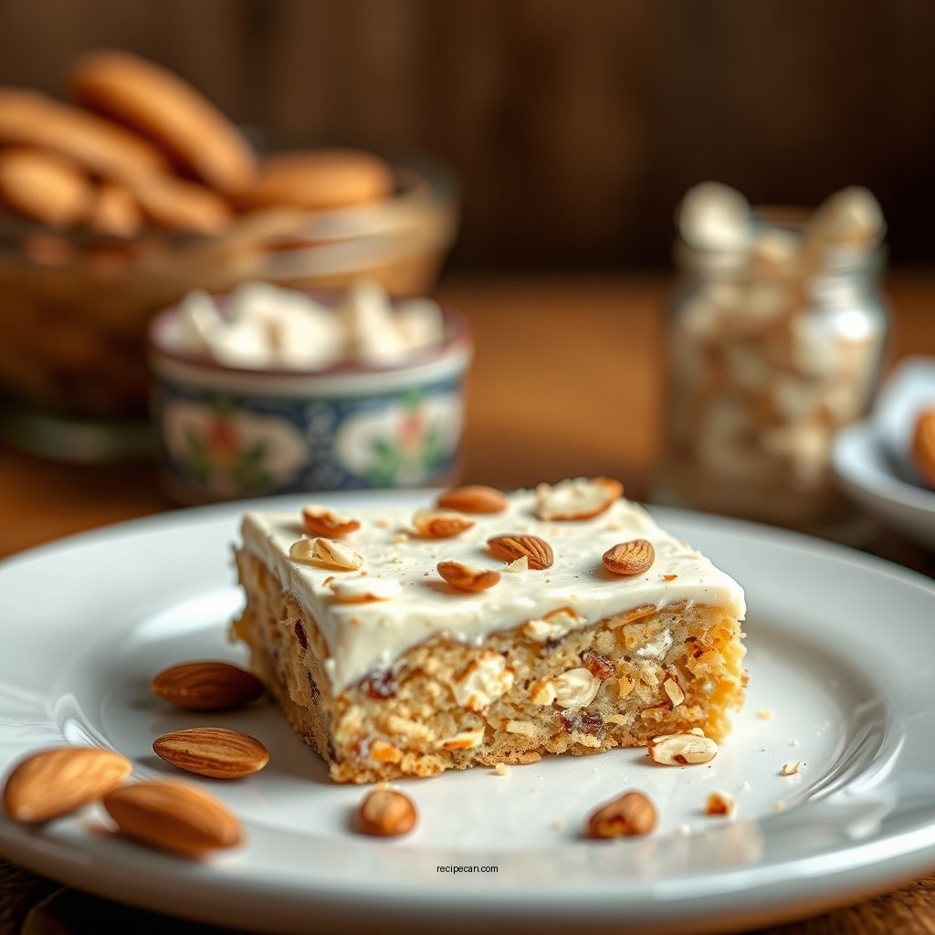 Ingredients You'll Need - toasted almond ice cream bar recipe