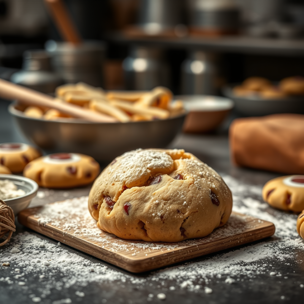 Preparing the Dough - toll house cookies recipe