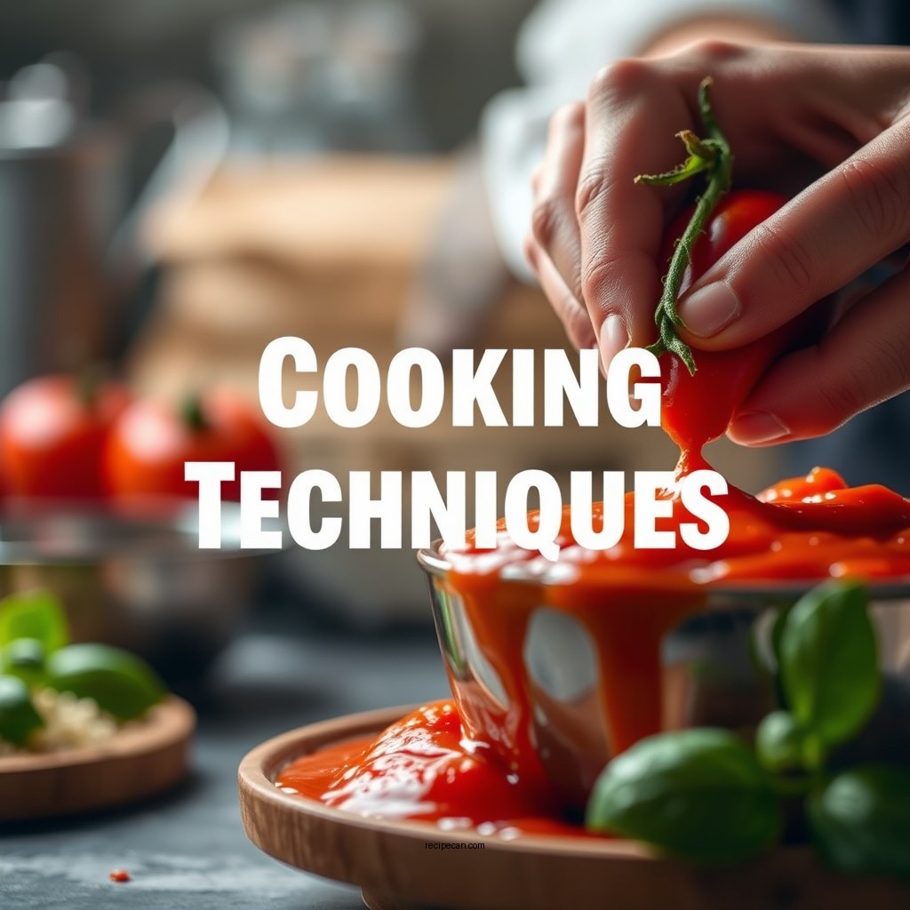 Cooking Techniques - tomato sauce recipe