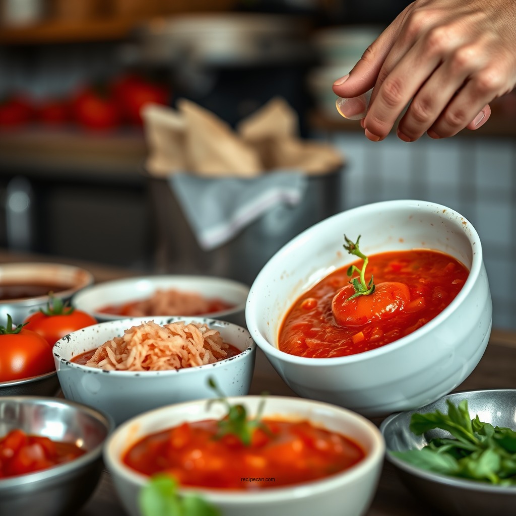 Preparing the Tomatoes - tomato sauce recipe