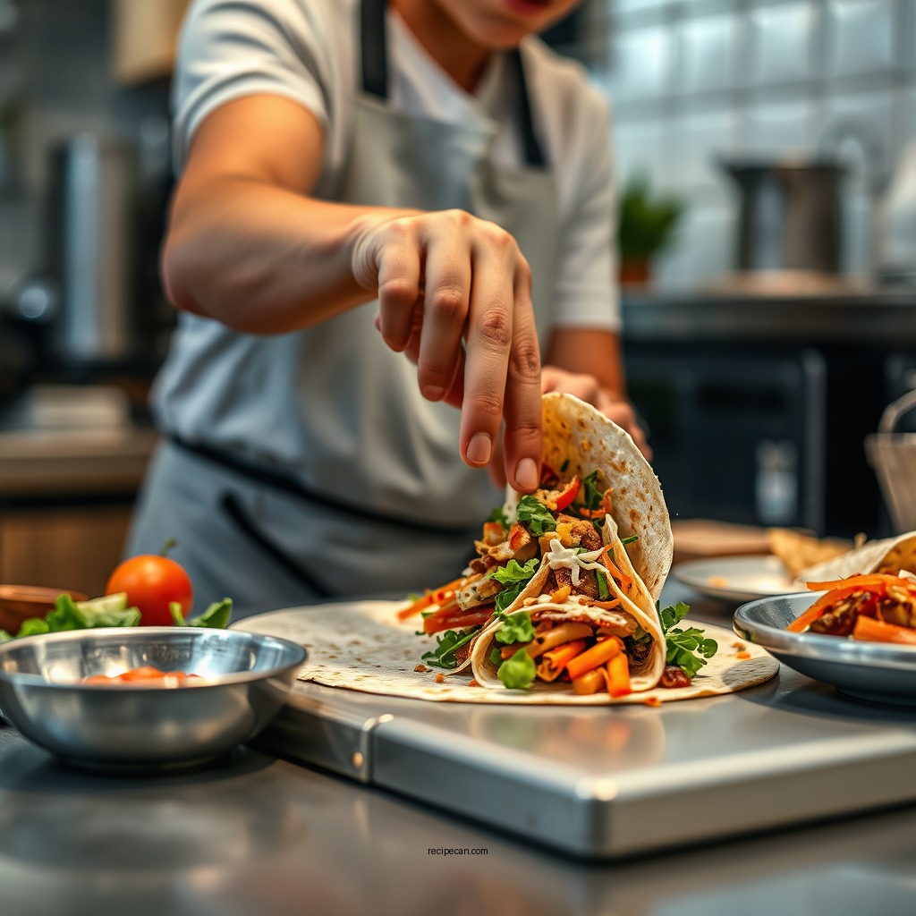 Step-by-Step Instructions - tortilla wrap recipe