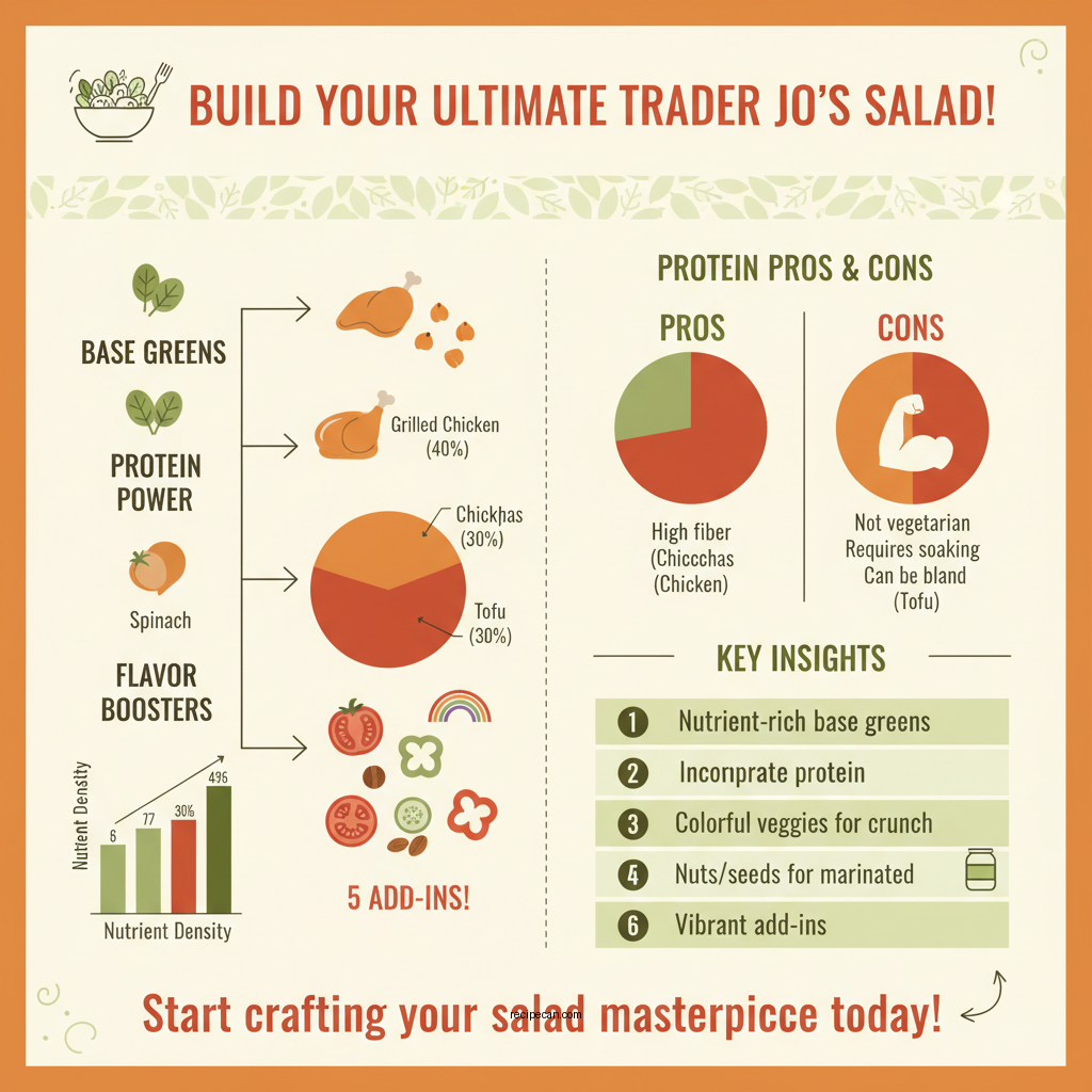 trader joe's salad recipe - Data Infographic and Statistics