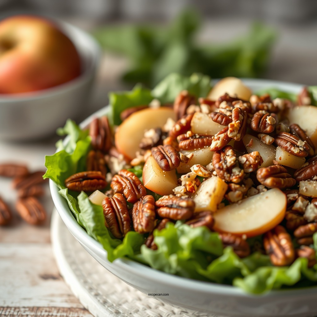 Harvest Salad with Apples and Pecans - trader joe's salad recipes