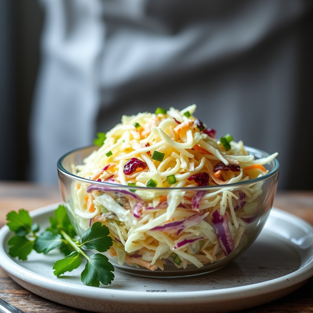 Tangy Vinegar-Based Coleslaw - traditional coleslaw recipes