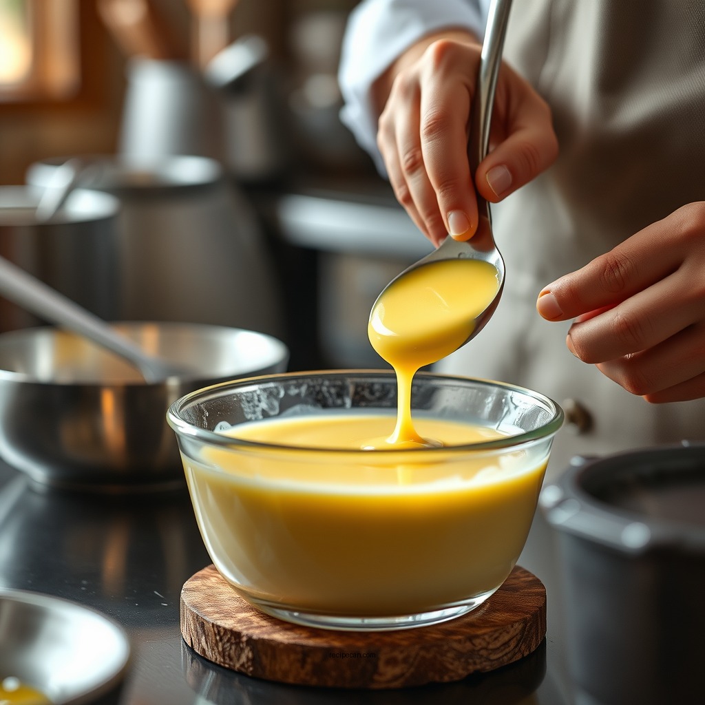 Step-by-Step Preparation Process - traditional custard recipe