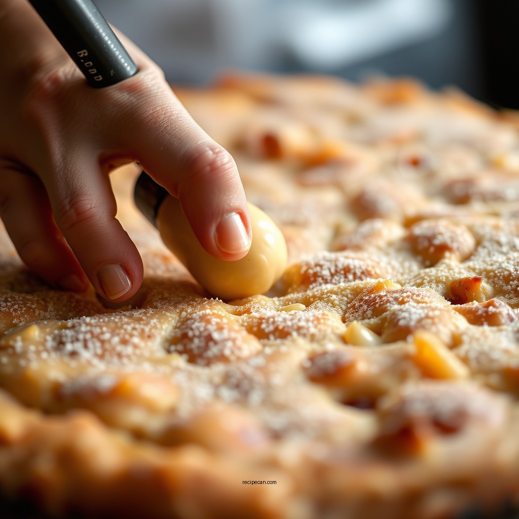 Baking the Bread Pudding - traditional new orleans bread pudding recipe