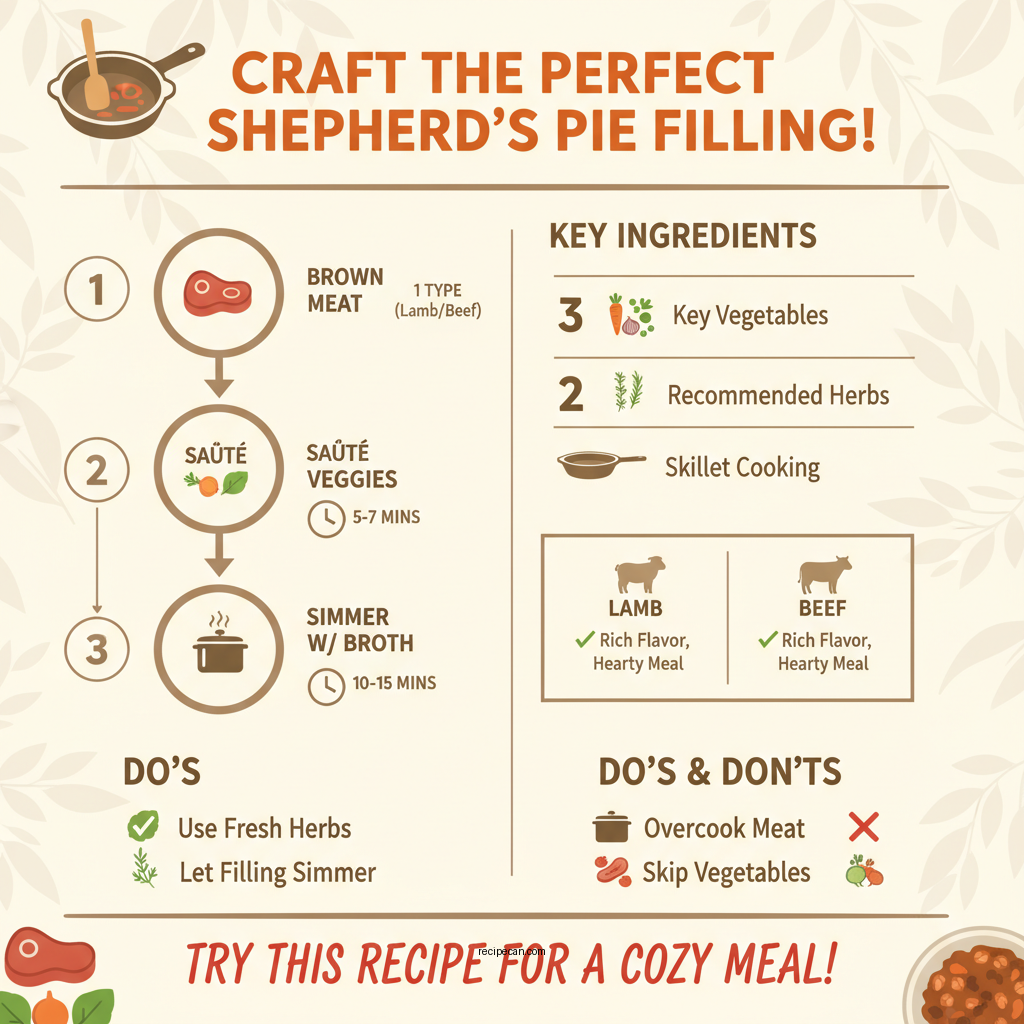 traditional shepherd's pie recipe - Data Infographic and Statistics