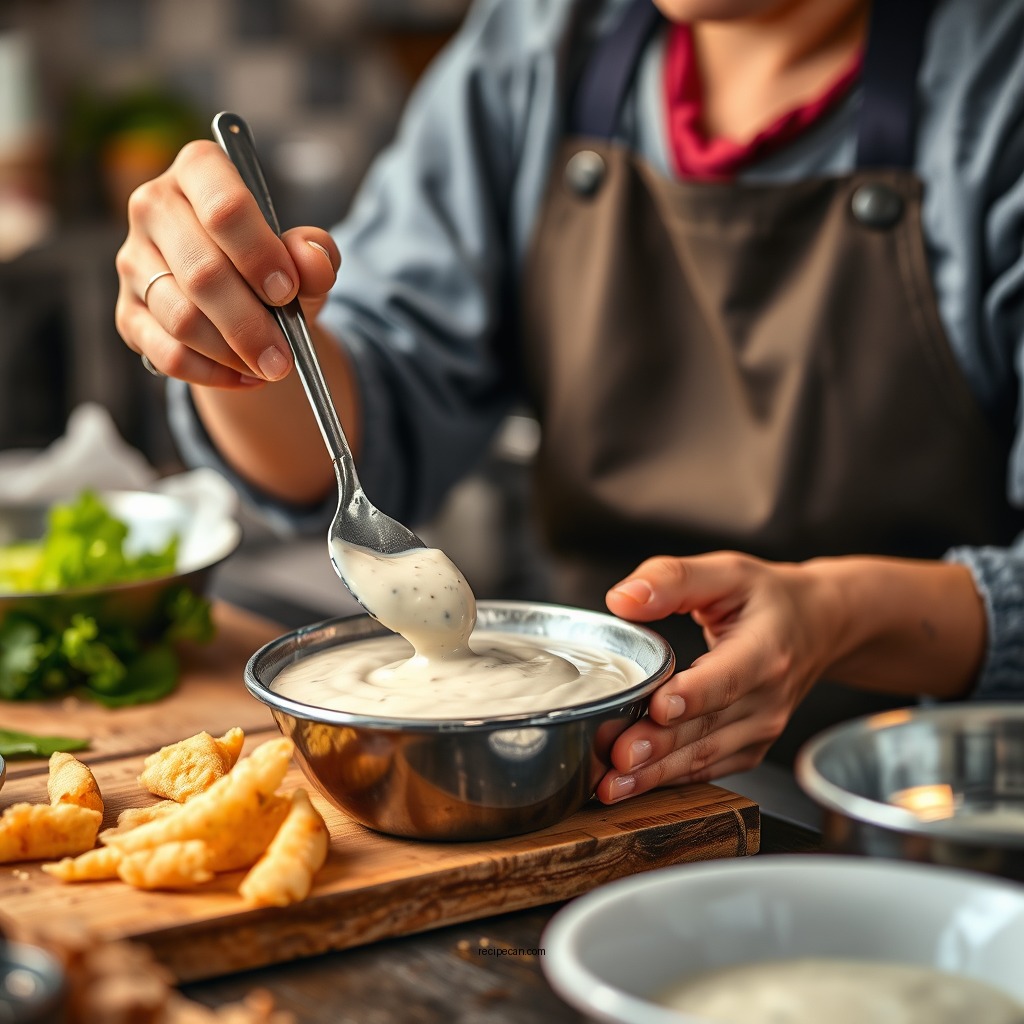 Step-by-Step Preparation - traditional tartar sauce recipe