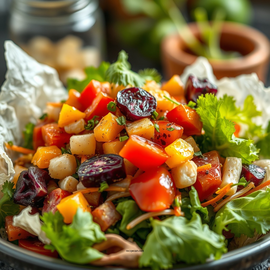 Essential Ingredients for a Trash Salad - trash salad recipe