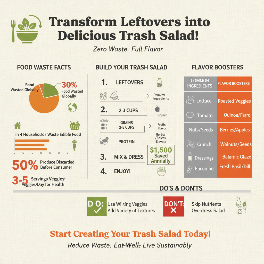 trash salad recipe - Data Infographic and Statistics