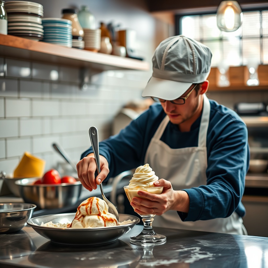 Preparation Steps - tres leches ice cream recipe