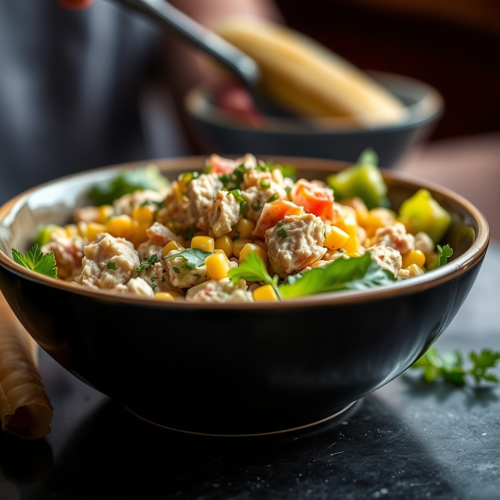 Dressing Options - tuna salad recipe with corn