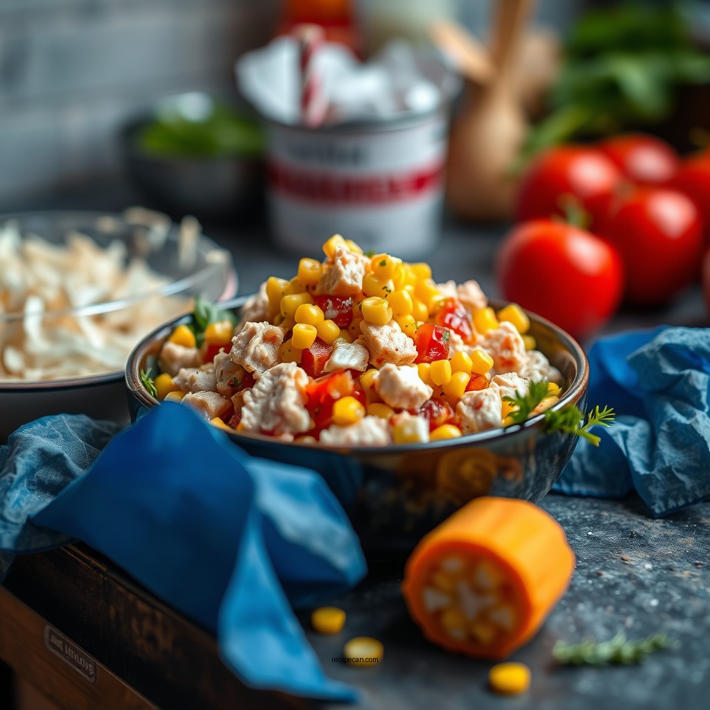 Ingredients Needed - tuna salad recipe with corn