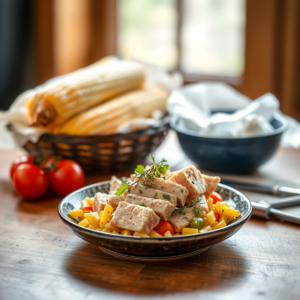 Ingredients You’ll Need - tuna salad with corn recipe