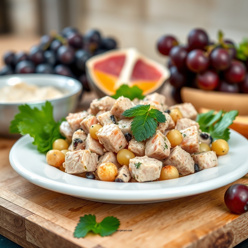 Ingredients for Tuna Salad with Grapes - tuna salad with grapes recipe