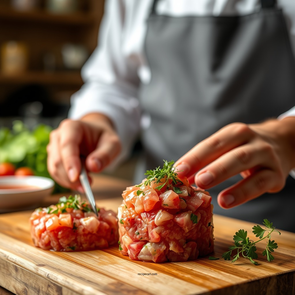 Preparation Steps for Perfect Tuna Tartare - tuna tartar recipe