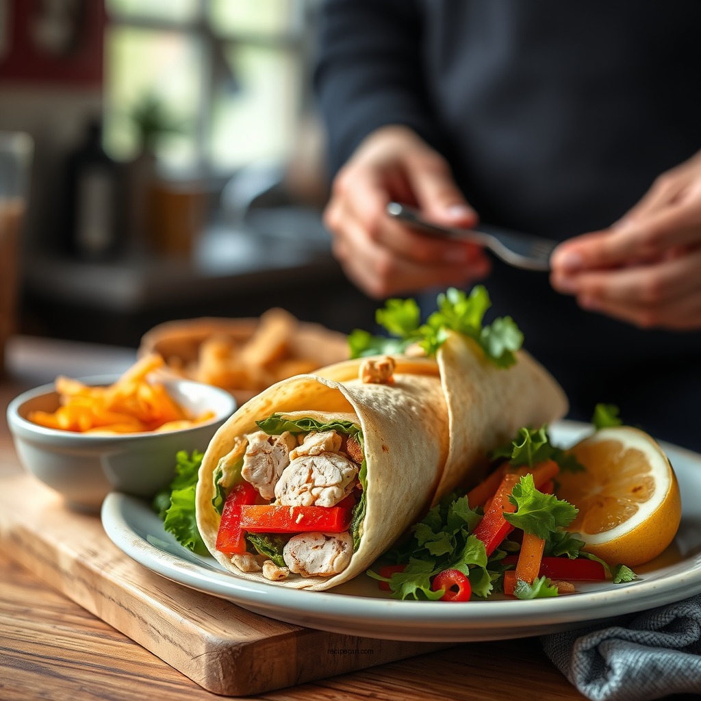 Flavorful Additions - tuna wrap recipe