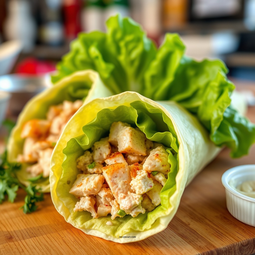 Ingredients You'll Need - tuna wrap recipe with lettuce