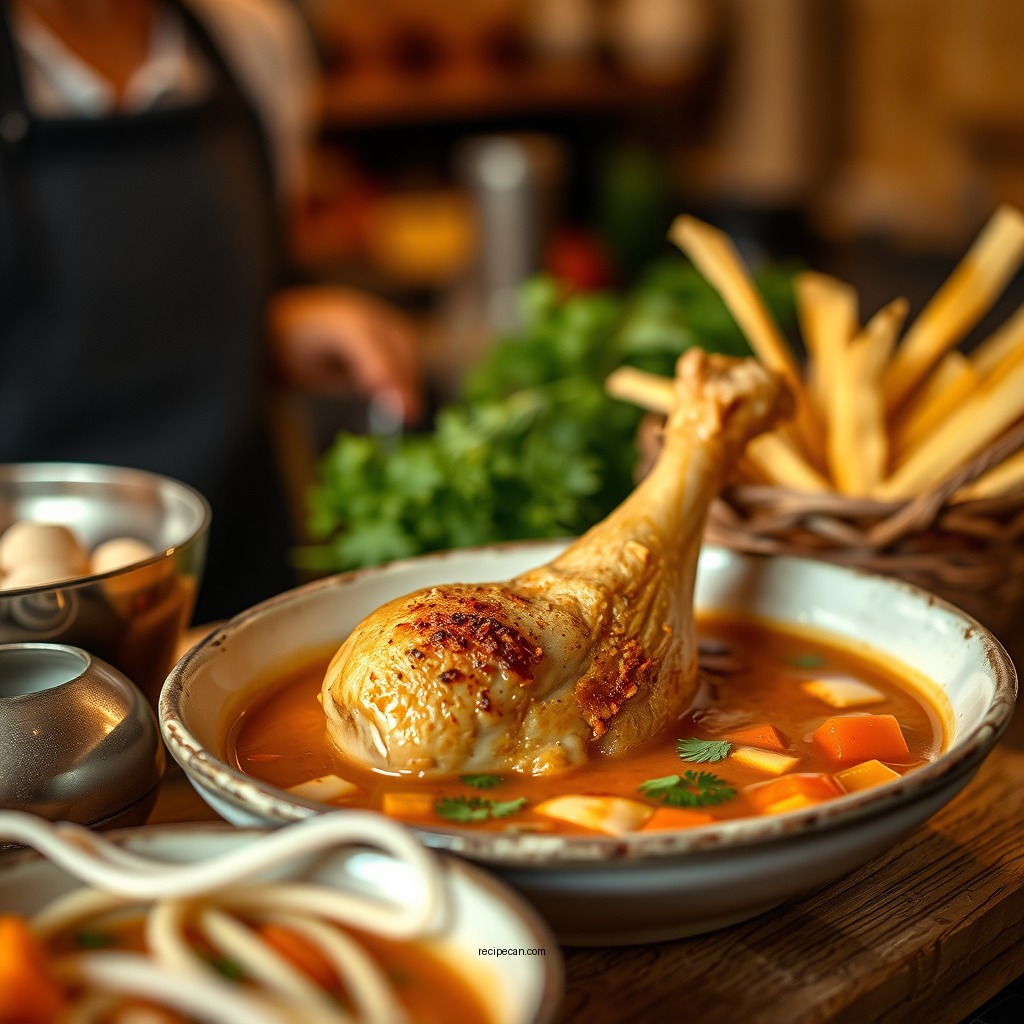 Gather Your Ingredients - turkey drumstick soup recipe