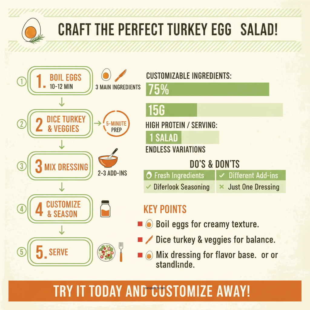 turkey egg salad recipe - Data Infographic and Statistics