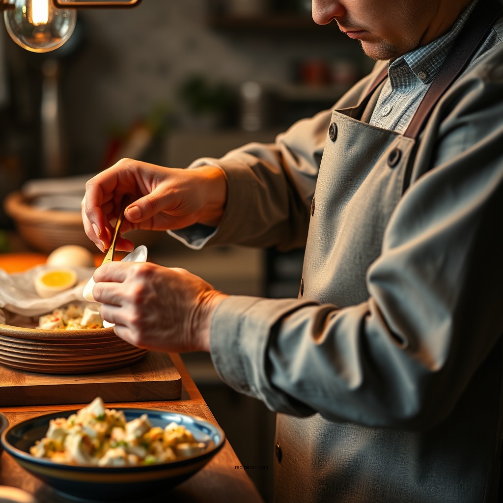 Step-by-Step Preparation - turkey egg salad recipe