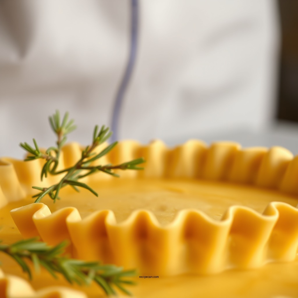 Making the Pie Crust - turkey pot pie recipe easy