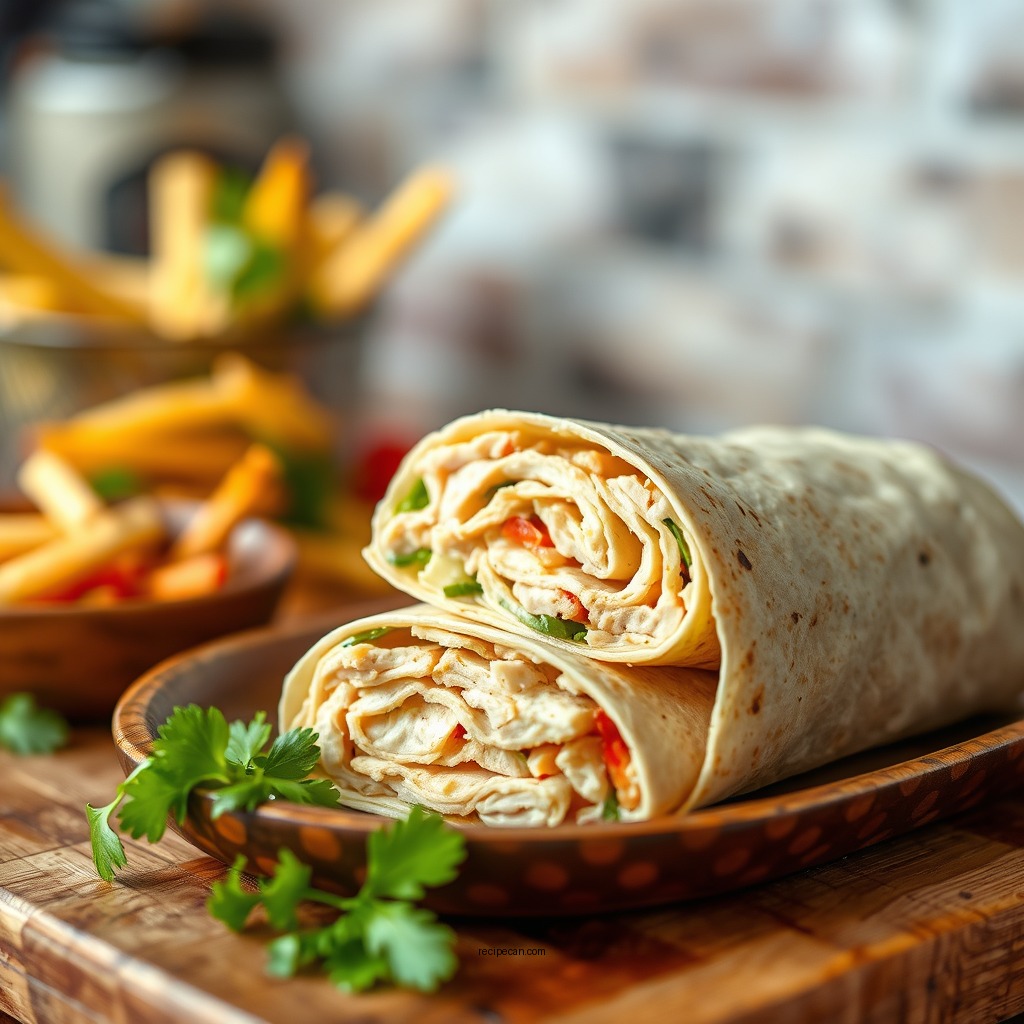 Classic Turkey and Cheese Wrap - turkey wrap recipes